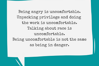 Are you willing to be uncomfortable for social justice?