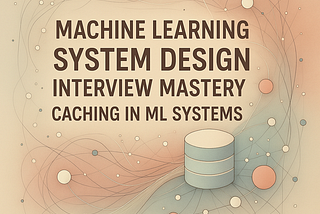 Speed up your Machine Learning System via Caching mechanisms