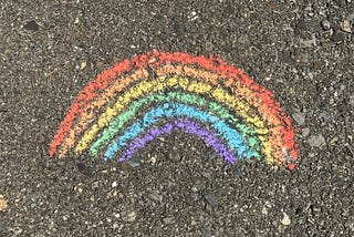 Rainbow Sidewalk Chalk