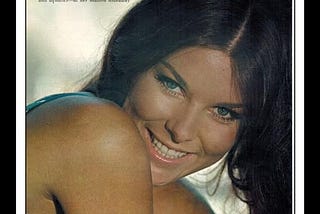 Playboy Playmate Paige Young 1968–1969 Most Public Year.