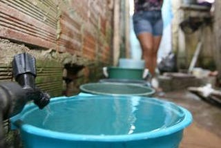 Água potável em Belém: Nunca nem vi!