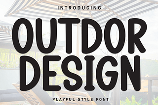 Outdor Design Font