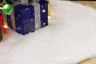 joyin-christmas-faux-fur-tree-skirt-white-48-in-1