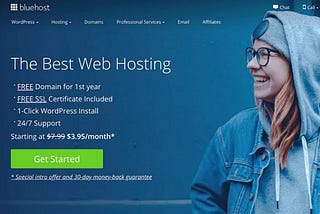 Build and Grow your Website with Bluehost