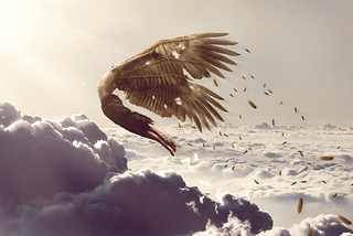 The leap of Icarus Poem by Ahlam Ben Saga and photo artwork by reyed33 on Deviantart.com