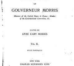 The Diary and Letters of Gouverneur Morris | Cover Image