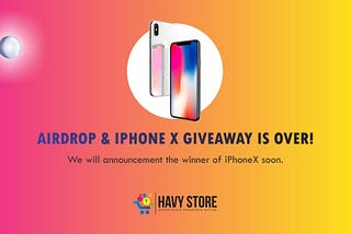 Airdrop & iPhone X Giveaway is Over! 🎉