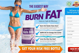 Eminence Vitality Keto “Advanced Weight Loss Diet” 2020 Reviews!
