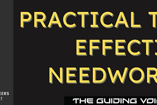 How to effectively needwork?