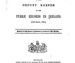 Report of the Deputy Keeper of the Public Records in Ireland | Cover Image