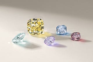 Diamonds are extremely hard pieces of carbon generated over millions of years.