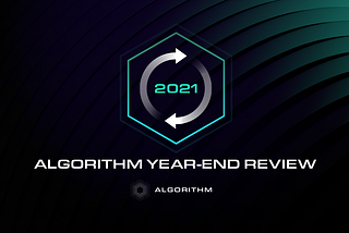 Algorithm Year-End Review