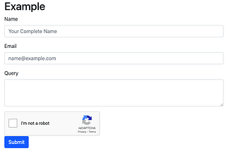 PHP contact form with Google reCaptcha