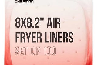 chefman-air-fryer-liners-disposable-heat-resistant-100-pack-8x8-square-parchment-paper-1