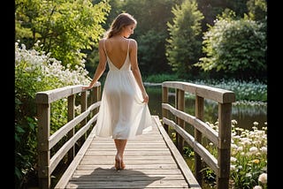 White-Dress-Nude-Heels-1