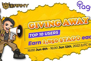 Tago & Barmy Are Giving Away 18,500 $TAGO