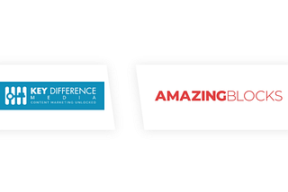 Amazing Blocks forms partnership with KEY difference media