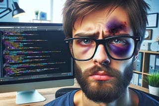 He was punched in the face over an offensive comment in his Python code