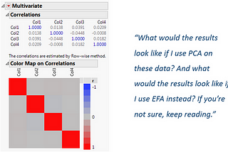 Principal Components or Factor Analysis?