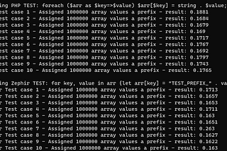 Zephir vs PHP: 3 Small Tests for Execution Speed Comparison on High Level