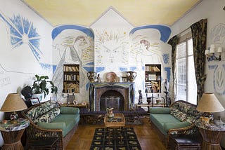 Jean Cocteau’s villa Santo Sospir on the Cote d’Azur