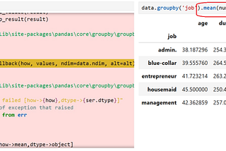 Code errors: ML Engineer — Outdated Pandas, Node.js, LabelEncoder, NaN, Jupyter Notebook, oh my…