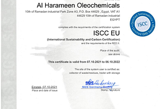 Preparation to ISCC in Egypt & Gulf