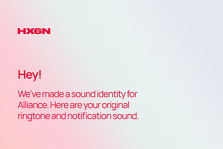 Sound as a gift: how digital agency Hexagon has made sound-identity for clients