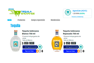 Lanzan en México la primera tienda en linea para comprar Tequila y Mezcal con Criptomonedas