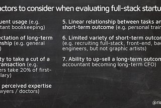 Should you build a full-stack startup? 7 factors for consider