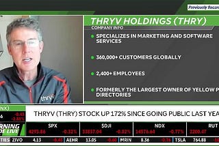 Thryv (THRY) Holdings CEO With A Company Overview | Morning Trade Live| TD Ameritrade Network