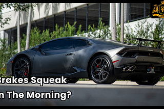 Brakes Squeak: Every Morning Problem, and Know The Reason And What To Do