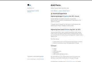 CV con Github Pages