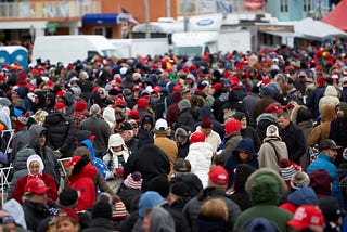 I Live Next to a Trump Rally 3 Days Before the Election