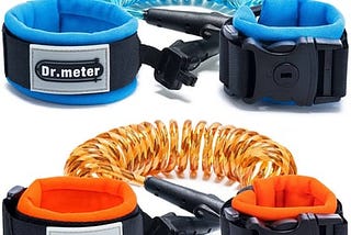 dr-meter-anti-lost-wrist-link-2-pack-toddler-safety-leash-with-key-lock-reflective-child-walking-har-1