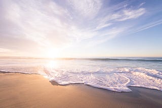 sunrise at the beach