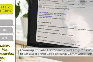Following up With Candidates is Not Only the Polite Thing to Do, But It’s Also Good External com‘ !