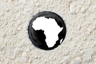 An outline of Africa…