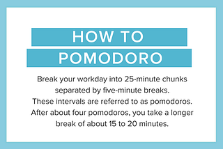 The Pomodoro Technique