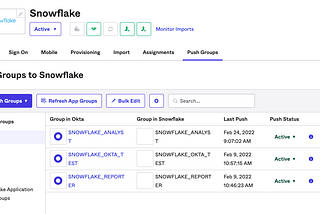 Automate user onboarding and permission grants to Snowflake using Okta and Terraform