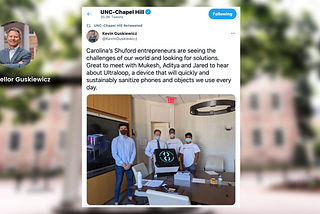 Ultraloop UVC comes to UNC Chapel Hill