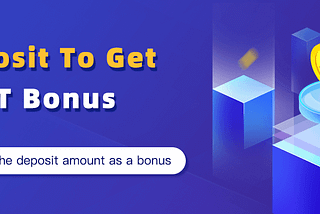 The “Deposit Bonus” promo is live