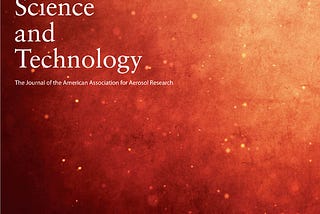 Aerosol Science and Technology Cover Image