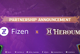 Heroum x Fizen Partnership Announcement