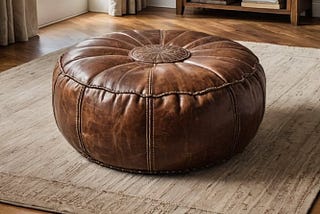Distressed-Leather-Ottomans-Poufs-1