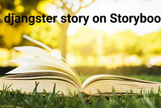 A djangster story on Storybook