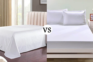 Difference between Fitted and Flat bedsheets?