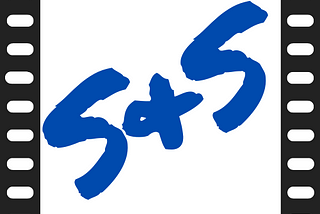 A film strip with S+S written in blue on the diagonal