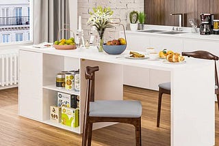 white-dining-island-table-with-drawers-and-cabinets-tucker-murphy-pet-1