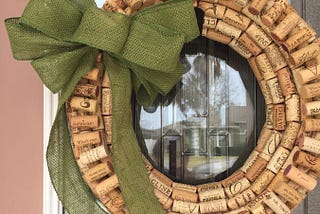 DIY Wine Crafts: The Wreath